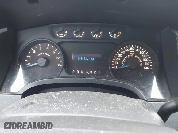 2013 Ford F-150 XL with VIN 1FTFW1EFXDFA99876, listed as a IAAI auction lot 41859370 with 248,683 mi miles and . Bid and sale history available at DreamBid. Image 7.
