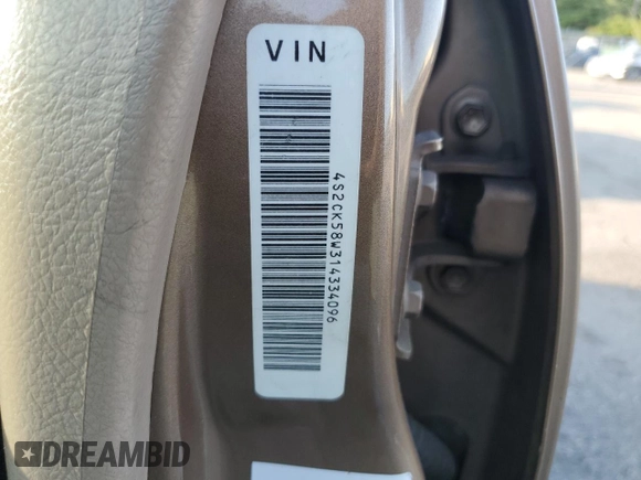 2001 Isuzu Rodeo S with VIN 4S2CK58W314334096, listed as a Copart auction lot 68262924 with 140,657 mi miles and Salvage Title. Bid and sale history available at DreamBid. Image 13.