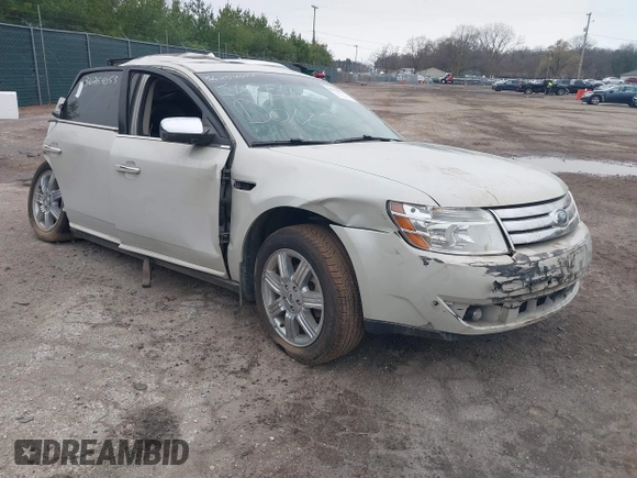 2008 Ford Taurus Limited with VIN 1FAHP25W18G121135, listed as a IAAI auction lot 36254053 with 51,000 mi miles. Bid and sale history available at carsss.com. Image 1.