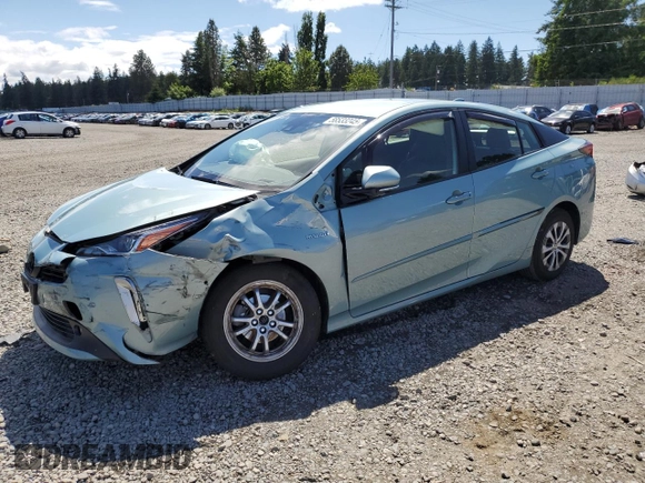 2020 Toyota Prius LE with VIN JTDL9RFU4L3015590, listed as a Copart auction lot 58533245 with 93,846 mi miles and Salvage title. Bid and sale history available at DreamBid. Image 1.