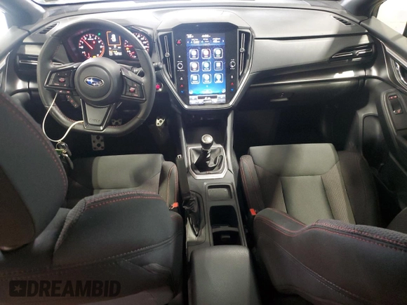 2023 Subaru WRX Premium with VIN JF1VBAF69P9820106, listed as a Copart auction lot 58818465 with 23,716 mi miles and Salvage title. Bid and sale history available at DreamBid. Image 8.