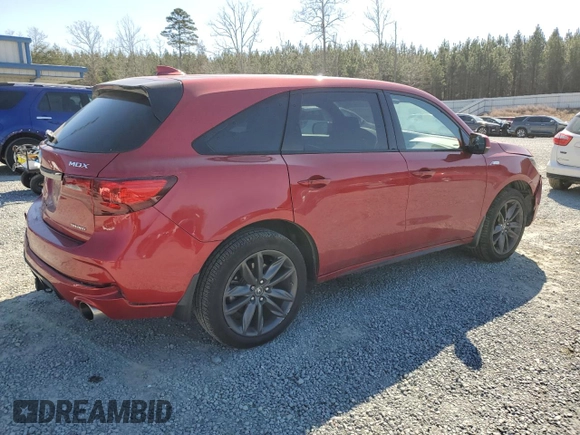 2019 Acura MDX Technology with VIN 5J8YD4H02KL004329, listed as a Copart auction lot 46616055 with 58,772 mi miles and Salvage title. Bid and sale history available at DreamBid. Image 3.