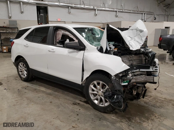 2020 Chevrolet Equinox LS with VIN 3GNAXSEV0LS712254, listed as a Copart auction lot 44042695 with 0 mi miles and Salvage Title. Bid and sale history available at carsss.com. Image 4.