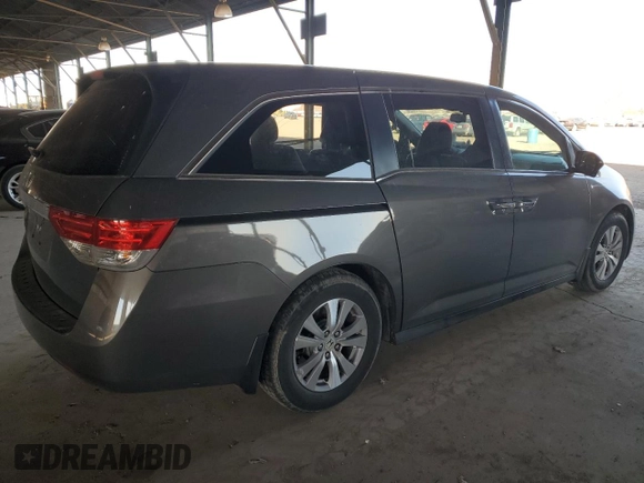 2014 Honda Odyssey EX-L with VIN 5FNRL5H61EB045056, listed as a Copart auction lot 88178255 with 112,464 mi miles and Salvage Title. Bid and sale history available at carsss.com. Image 3.