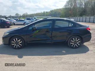 2015 Honda Civic Sedan EX-L with VIN 2HGFB2F93FH502464, listed as a IAAI auction lot 41956027 with 210,489 mi miles. Bid and sale history available at carsss.com. Image 14.