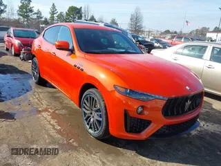 2023 Maserati Levante S with VIN ZN661YUS1PX423803, listed as a IAAI auction lot 41421215 with 7,763 mi miles. Bid and sale history available at carsss.com. Image 1.