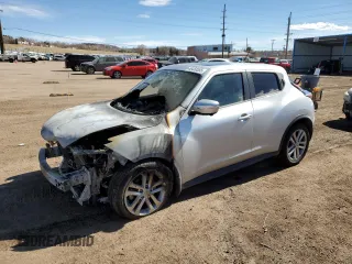 2016 Nissan Juke S with VIN JN8AF5MV9GT656961, listed as a Copart auction lot 46450555 with Not Provided miles and Salvage Title. Bid and sale history available at carsss.com. Image 1.