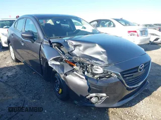 2016 Mazda 3 i Touring with VIN JM1BM1W75G1300144, listed as a IAAI auction lot 41883503 with 112,927 mi miles. Bid and sale history available at carsss.com. Image 1.
