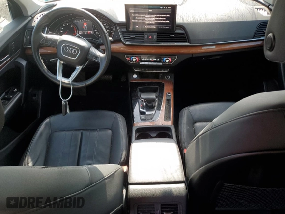 2023 Audi Q5 Premium with VIN WA1ABAFY9P2039132, listed as a Copart auction lot 54723375 with 83,135 mi miles and Salvage title. Bid and sale history available at DreamBid. Image 8.