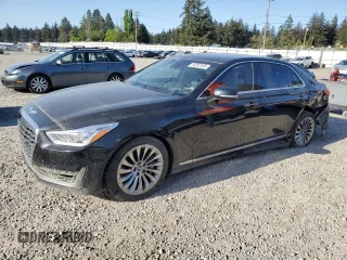 2017 Genesis G90 Premium z VIN KMHG34JA4HU033233, wystawiony jako Copart lot #55357555 z przebiegiem 264 462 mil mil oraz Tytuł czysty. Historia ofert i sprzedaży dostępna na DreamBid. Obrazek 1.