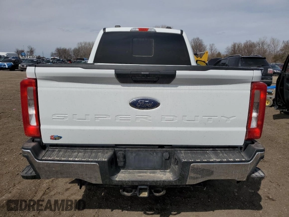 2023 Ford F-250 XL with VIN 1FT8W2BT4PEC55607, listed as a Copart auction lot 49892185 with 66,628 mi miles and Salvage Title. Bid and sale history available at DreamBid. Image 6.
