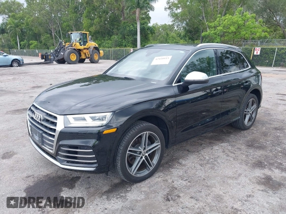 2018 Audi SQ5 Premium Plus z VIN WA1A4AFY6J2009085, wystawiony jako IAAI lot #42410933 z przebiegiem 59 773 mil mil oraz . Historia ofert i sprzedaży dostępna na DreamBid. Obrazek 2.