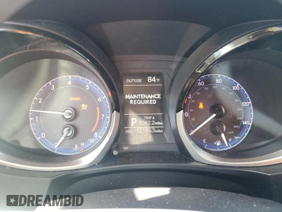2016 Toyota Corolla L with VIN 5YFBURHE5GP560355, listed as a Copart auction lot 59046575 with 121,663 mi miles and Salvage title. Bid and sale history available at DreamBid. Image 9.