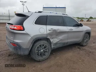 2018 Jeep Cherokee Latitude with VIN 1C4PJMCB8JD523356, listed as a Copart auction lot 58819505 with 107,182 mi miles and Salvage title. Bid and sale history available at DreamBid. Image 3.