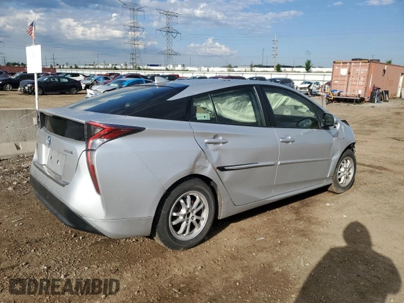 2017 Toyota Prius Two with VIN JTDKBRFU8H3048955, listed as a Copart auction lot 58362415 with 77,851 mi miles and Salvage title. Bid and sale history available at DreamBid. Image 3.