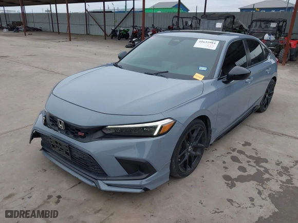 2022 Honda Civic Si with VIN 2HGFE1E51NH472363, listed as a IAAI auction lot 41632984 with 25,461 mi miles. Bid and sale history available at carsss.com. Image 19.
