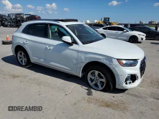 2021 Audi Q5 Premium with VIN WA1AAAFY9M2021339, listed as a Copart auction lot 73805684 with Not provided miles and Salvage title. Bid and sale history available at DreamBid. Image 4.