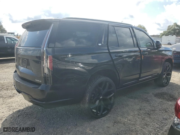 2022 Cadillac Escalade Sport Platinum with VIN 1GYS4GKT6NR125966, listed as a Copart auction lot 73709344 with 0 mi miles and Non Repairable. Bid and sale history available at carsss.com. Image 3.