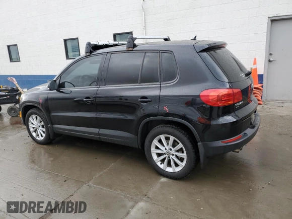 2017 Volkswagen Tiguan S with VIN WVGBV7AX8HK046105, listed as a Copart auction lot 47805145 with 128,900 mi miles and Salvage Title. Bid and sale history available at DreamBid. Image 2.