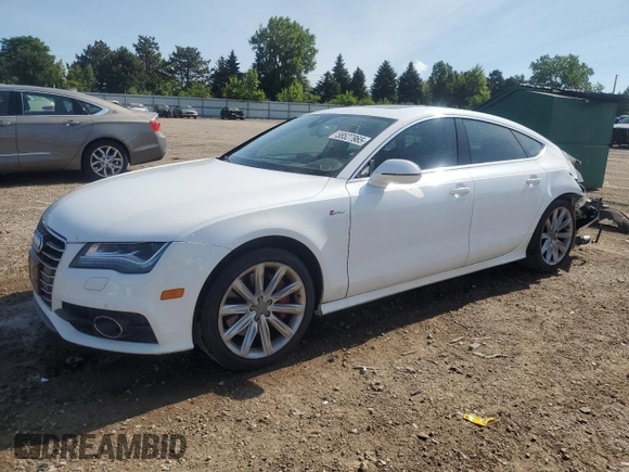 2012 Audi A7 Prestige with VIN WAU2GAFC9CN092578, listed as a Copart auction lot 58527965 with 139,673 mi miles and Salvage title. Bid and sale history available at DreamBid. Image 1.