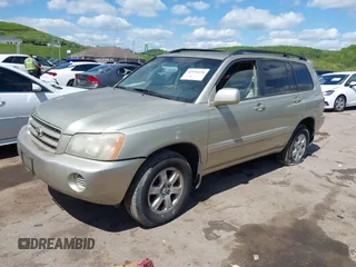 2003 Toyota Highlander z VIN JTEHF21A030137539, wystawiony jako IAAI lot #42196656 z przebiegiem 259 112 mil mil oraz . Historia ofert i sprzedaży dostępna na DreamBid. Obrazek 2.