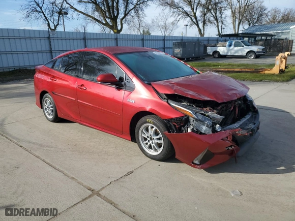 2017 Toyota Prius Prime Plus with VIN JTDKARFPXH3033404, listed as a Copart auction lot 46520915 with NaN miles and Salvage Title. Bid and sale history available at carsss.com. Image 4.