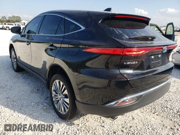 2021 Toyota Venza LE with VIN JTEAAAAH1MJ022208, listed as a Copart auction lot 63158862 with 39,429 mi miles. Bid and sale history available at carsss.com. Image 3.