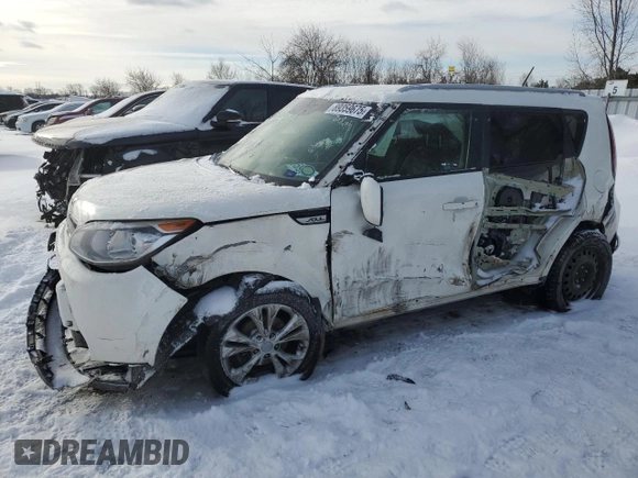 2016 Kia Soul + with VIN KNDJP3A54G7253593, listed as a Copart auction lot 89359675 with 201,736 mi miles and Salvage Title. Bid and sale history available at carsss.com. Image 1.
