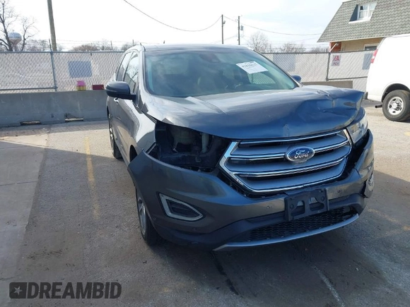 2015 Ford Edge Titanium with VIN 2FMPK4K81FBC30541, listed as a IAAI auction lot 41810625 with 117,345 mi miles. Bid and sale history available at carsss.com. Image 1.