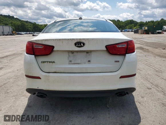 2015 Kia Optima LX with VIN 5XXGM4A79FG460934, listed as a Copart auction lot 65292855 with 153,509 mi miles and Clean title. Bid and sale history available at DreamBid. Image 6.