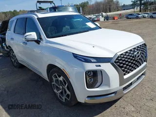 2022 Hyundai Palisade Calligraphy z VIN KM8R74HE8NU474185, wystawiony jako IAAI lot #41839801 z przebiegiem 31 572 mil mil oraz . Historia ofert i sprzedaży dostępna na DreamBid. Obrazek 1.