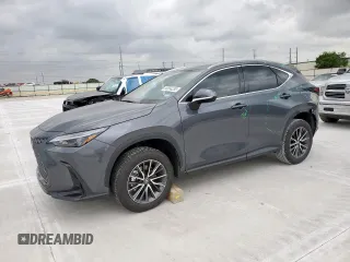 2025 Lexus NX 350h Premium с VIN 2T2GKCEZ3SC033838, выставлен на аукционе Copart как лот 58584235 с пробегом Не указан миль и Списание • Salvage title. История ставок и продаж доступна на DreamBid. Изображение 1.