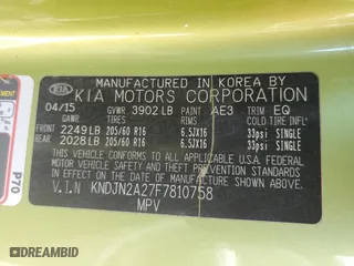 2015 Kia Soul with VIN KNDJN2A27F7810758, listed as a Copart auction lot 54164865 with 132,355 mi miles and Clean Title. Bid and sale history available at carsss.com. Image 12.