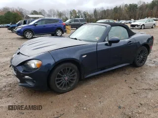 2018 FIAT 124 Spider Abarth z VIN JC1NFAEK7J0136872, wystawiony jako Copart lot #80666394 z przebiegiem 49 041 mil mil oraz Szkoda całkowita • Salvage title. Historia ofert i sprzedaży dostępna na DreamBid. Obrazek 1.