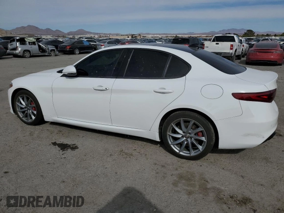 2022 Alfa Romeo Giulia with VIN ZARFAMAN2N7656343, listed as a Copart auction lot 49706275 with 63,524 mi miles and Salvage title. Bid and sale history available at DreamBid. Image 2.