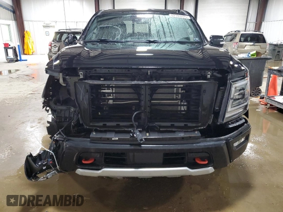 2021 Nissan Titan SV with VIN 1N6AA1ED7MN530751, listed as a Copart auction lot 62183225 with 63,430 mi miles and Salvage title. Bid and sale history available at DreamBid. Image 5.