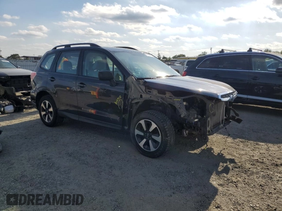 2017 Subaru Forester with VIN JF2SJABC4HH485602, listed as a Copart auction lot 53646155 with 156,935 mi miles and Salvage title. Bid and sale history available at DreamBid. Image 4.