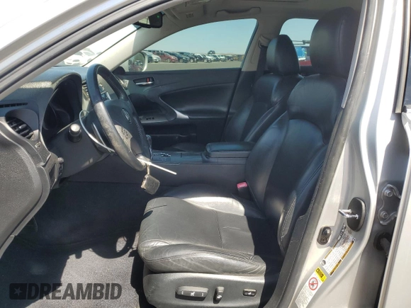 2006 Lexus IS 250 with VIN JTHBK262565017510, listed as a Copart auction lot 53925585 with 93,491 mi miles and Clean title. Bid and sale history available at DreamBid. Image 7.