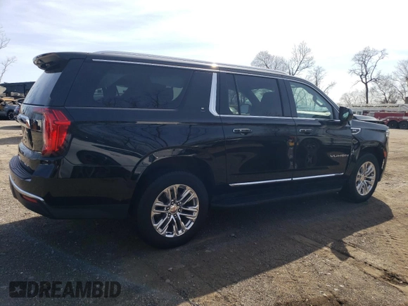 2021 GMC Yukon XL SLT with VIN 1GKS2GKD6MR358429, listed as a Copart auction lot 49319975 with 145,257 mi miles and Clean Title. Bid and sale history available at carsss.com. Image 3.