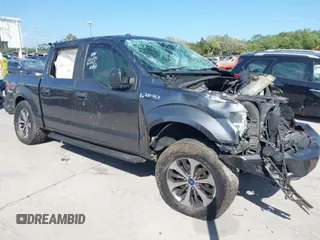 2019 Ford F-150 XL with VIN 1FTEW1EP3KFD50433, listed as a IAAI auction lot 41846070 with 1 mi miles. Bid and sale history available at carsss.com. Image 1.