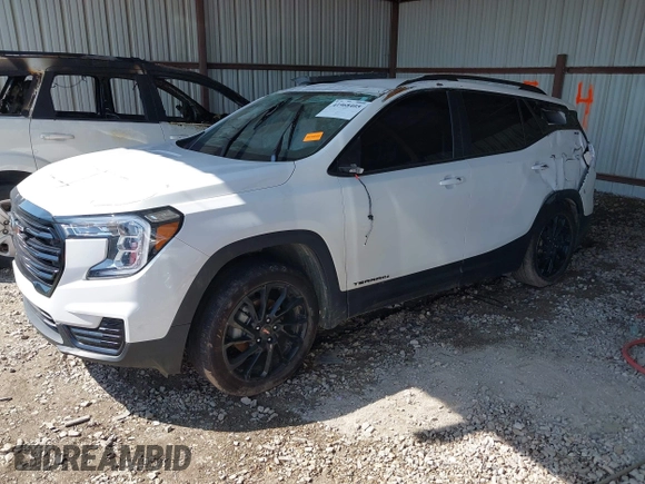 2023 GMC Terrain SLE z VIN 3GKALMEG3PL171805, wystawiony jako IAAI lot #41968405 z przebiegiem 54 968 mil mil oraz . Historia ofert i sprzedaży dostępna na DreamBid. Obrazek 17.