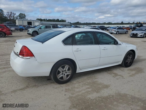 2011 Chevrolet Impala LS Fleet with VIN 2G1WF5EK3B1271599, listed as a Copart auction lot 81575394 with 107,027 mi miles and Clean Title. Bid and sale history available at carsss.com. Image 3.