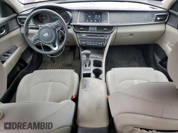 2018 Kia Optima LX with VIN 5XXGT4L34JG254135, listed as a Copart auction lot 59847805 with 120,901 mi miles and Salvage title. Bid and sale history available at DreamBid. Image 8.