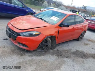 2015 Dodge Dart SXT with VIN 1C3CDFBB2FD414874, listed as a IAAI auction lot 41863100 with 83,692 mi miles. Bid and sale history available at carsss.com. Image 2.