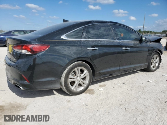2018 Hyundai Sonata SEL with VIN 5NPE34AF0JH631990, listed as a Copart auction lot 53000595 with 41,736 mi miles and Salvage Title. Bid and sale history available at DreamBid. Image 3.