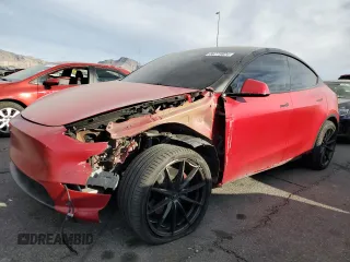 2021 Tesla Model Y Performance z VIN 5YJYGDEF2MF273869, wystawiony jako Copart lot #86775824 z przebiegiem 57 910 mil mil oraz Szkoda całkowita • Salvage title. Historia ofert i sprzedaży dostępna na DreamBid. Obrazek 1.