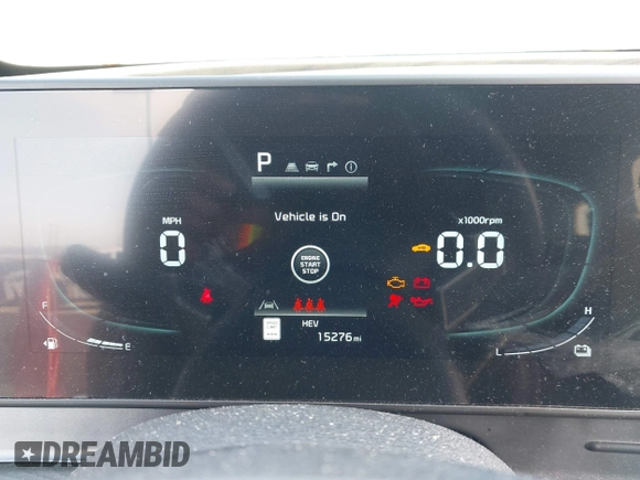 2023 Kia Sportage Plug-In Hybrid X-Line with VIN KNDPYDAH9P7027170, listed as a IAAI auction lot 41583963 with 15,276 mi miles. Bid and sale history available at carsss.com. Image 7.