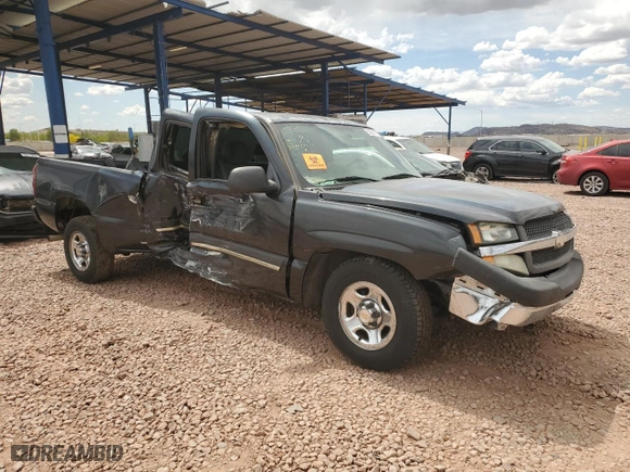 2004 Chevrolet Silverado 1500 with VIN 1GCEC19X14Z223121, listed as a Copart auction lot 52031675 with 222,190 mi miles and Salvage Title. Bid and sale history available at carsss.com. Image 4.