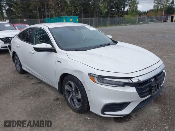 2019 Honda Insight LX with VIN 19XZE4F10KE010635, listed as a IAAI auction lot 42084158 with 105,606 mi miles and . Bid and sale history available at carsss.com. Image 1.