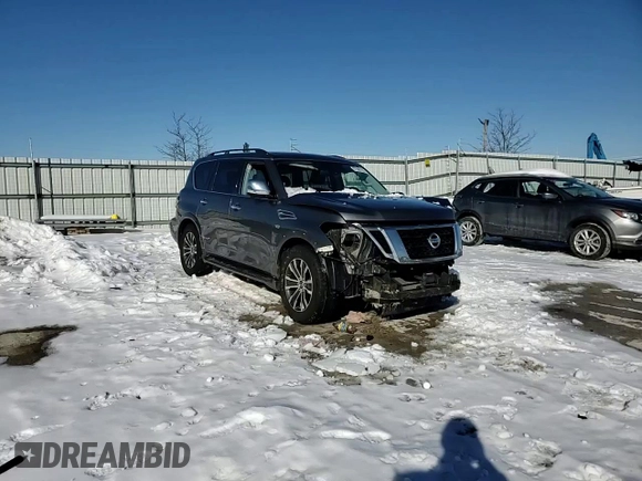2020 Nissan Armada SL with VIN JN8AY2NC1LX519120, listed as a Copart auction lot 87589765 with 0 mi miles and Salvage Title. Bid and sale history available at carsss.com. Image 11.